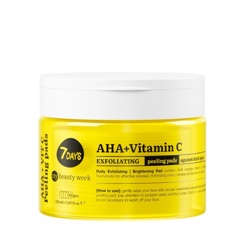 EXFOLIATING PEELING PADS - VITAMIN C
